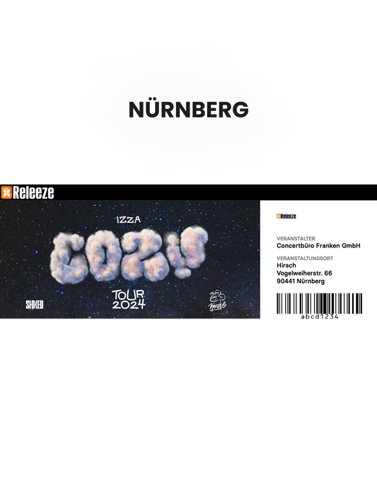 E-Ticket - Kwam.E Cozy Tour 2024 - Nürnberg
