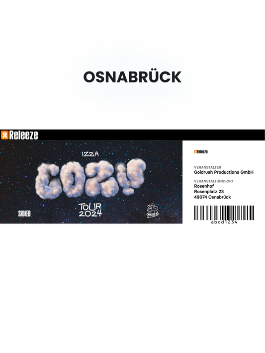 E-Ticket - Kwam.E Cozy Tour 2024 - Osnabrück