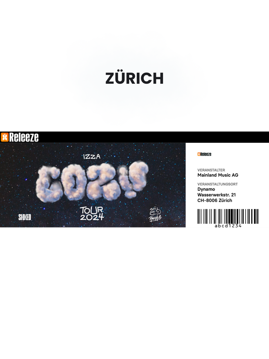 E-Ticket - Kwam.E Cozy Tour 2024 - Zürich